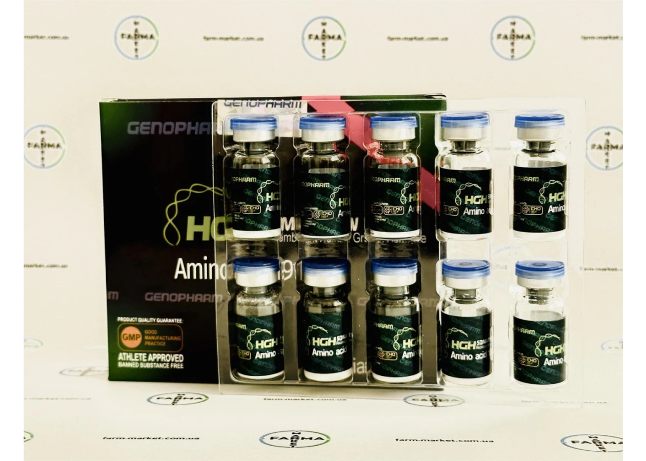 Фото 1 - Genopharm HGH Somatropin (Соматропин Генофарм) 10фл 10MО
