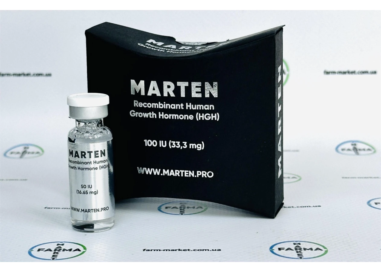 Фото 1 - Гормон росту Marten (Мартен) 2фл 50МО