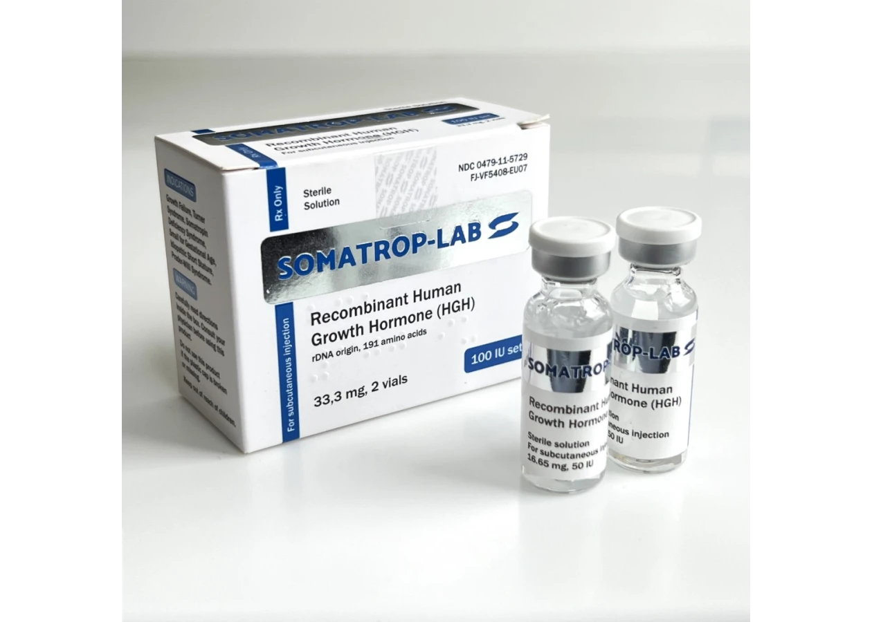 Фото 2 - Гормон роста Somatrop (Соматроп) 2фл 50МЕ