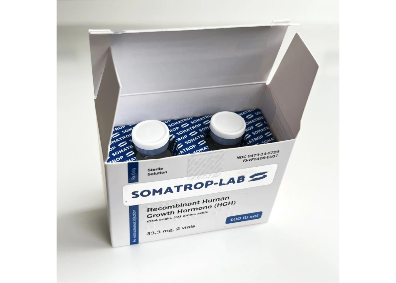 Фото 3 - Гормон роста Somatrop (Соматроп) 2фл 50МЕ