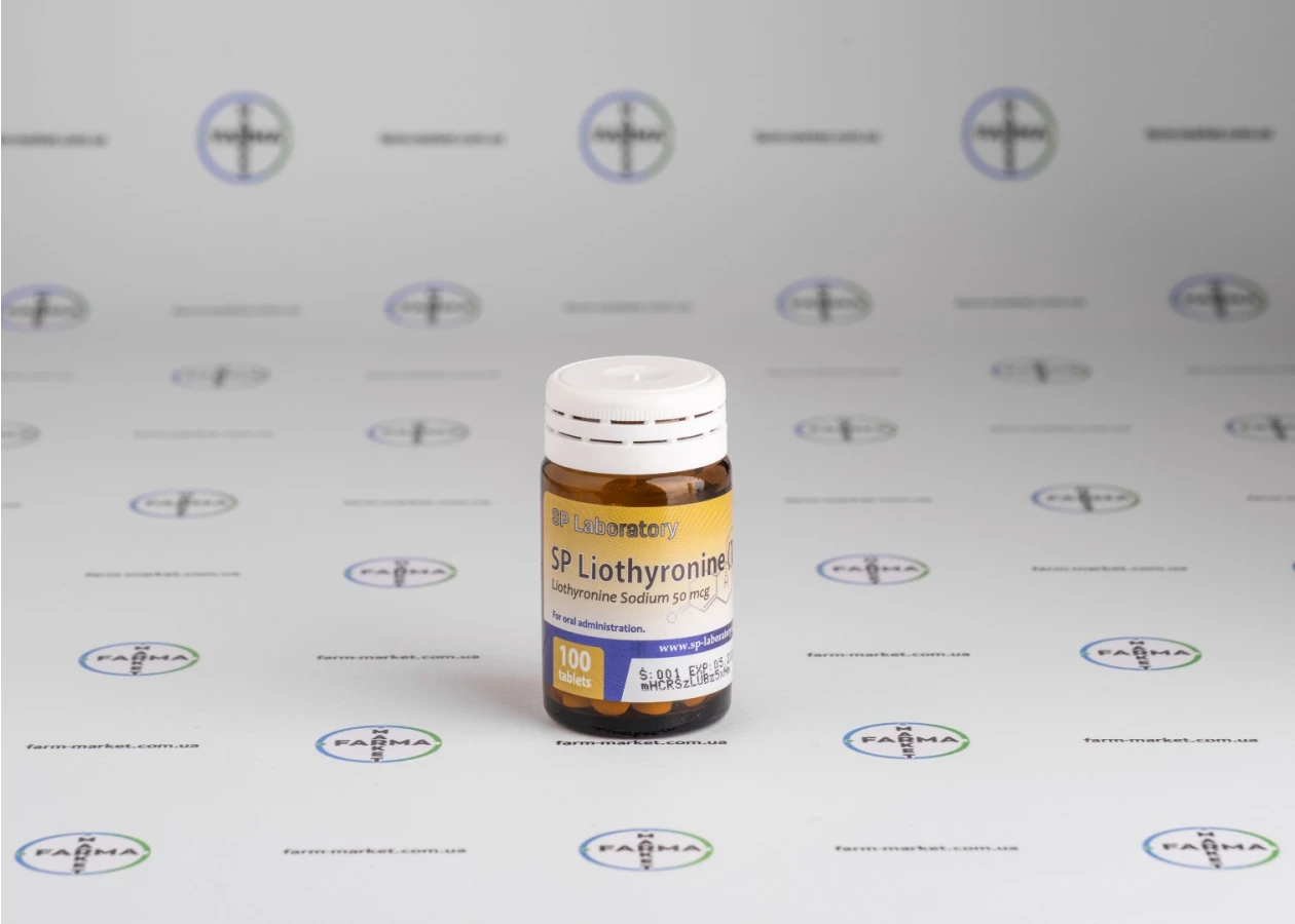 Фото 1 - Т3 Лиотиронин СП (SP Liothyronine) 50мкг 100табл.