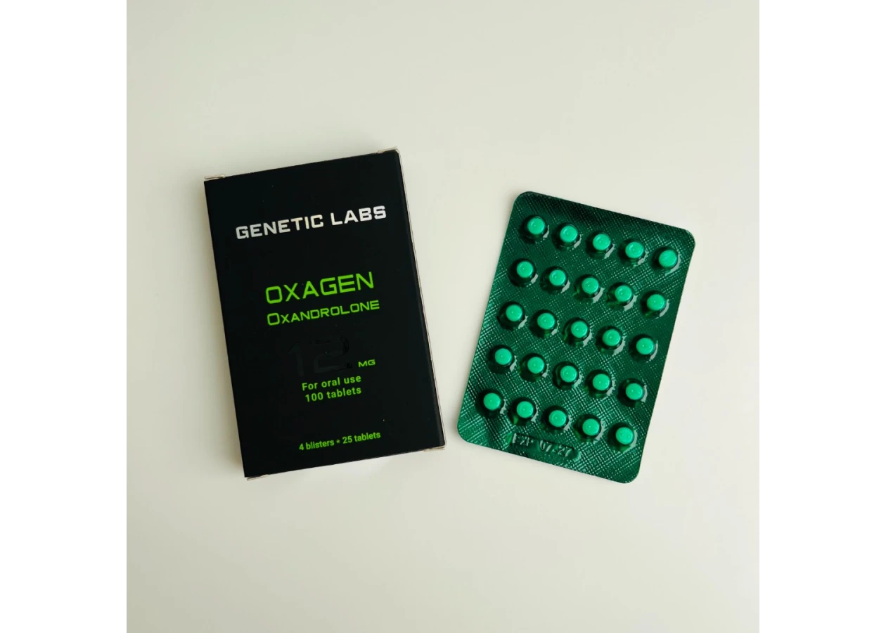 Фото 1 - Оксандролон Генетик (Oxagen Genetic) 12мг 100т