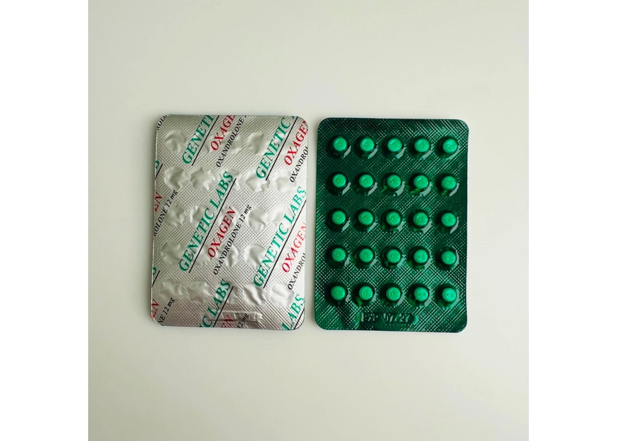 Фото 1 - Оксандролон Генетик (Oxagen Genetic) 12мг 25т