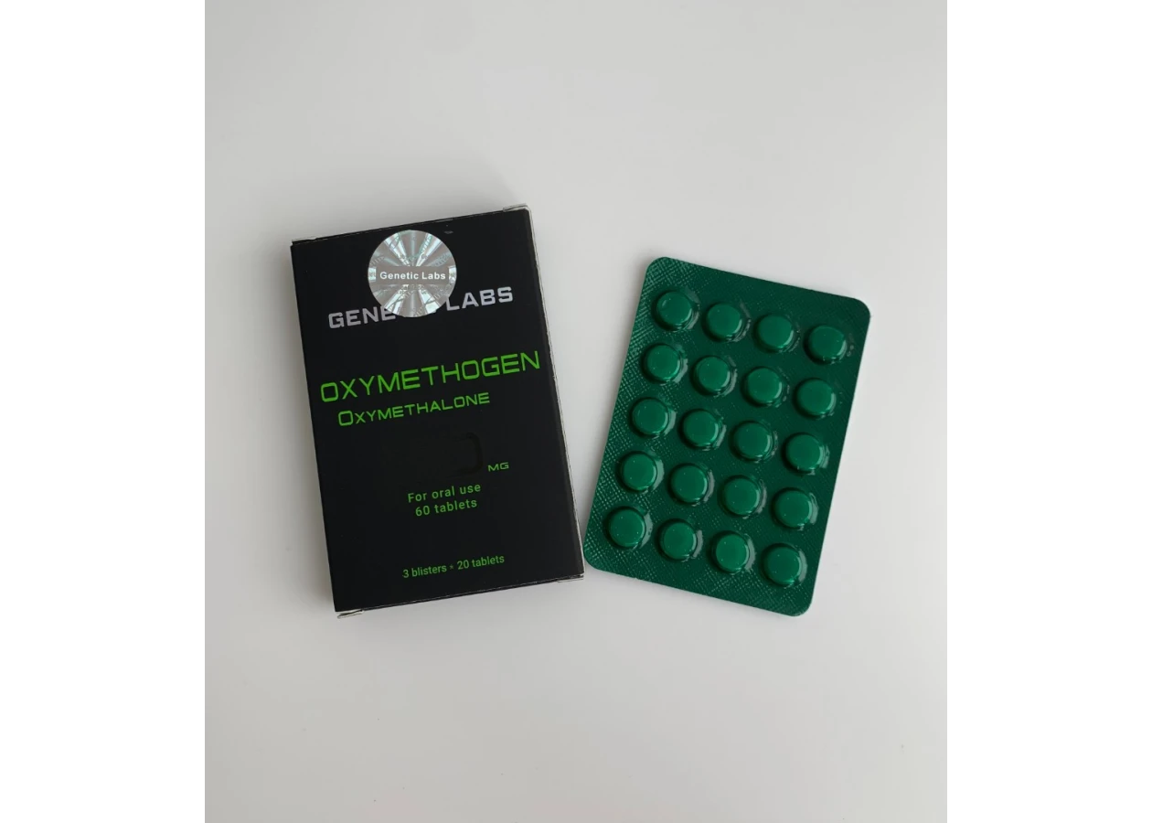 Фото 1 - Оксиметолон Генетик (Oxymethogen Genetic) 20табл 50мг (блистер)