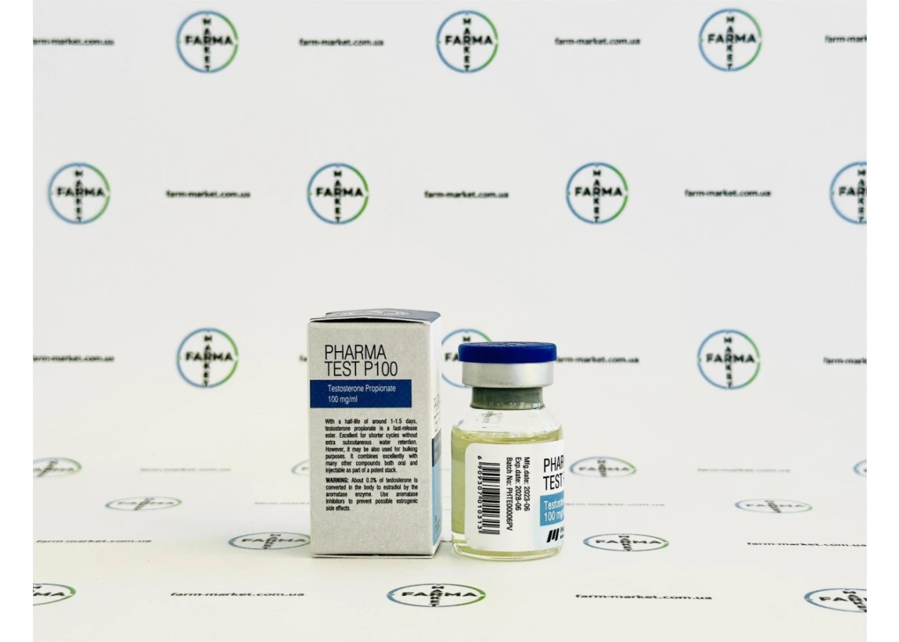 Фото 2 - Тестостерона пропионат Фармаком (Pharma Test P100 Pharmacom) 100 мг 10 мл