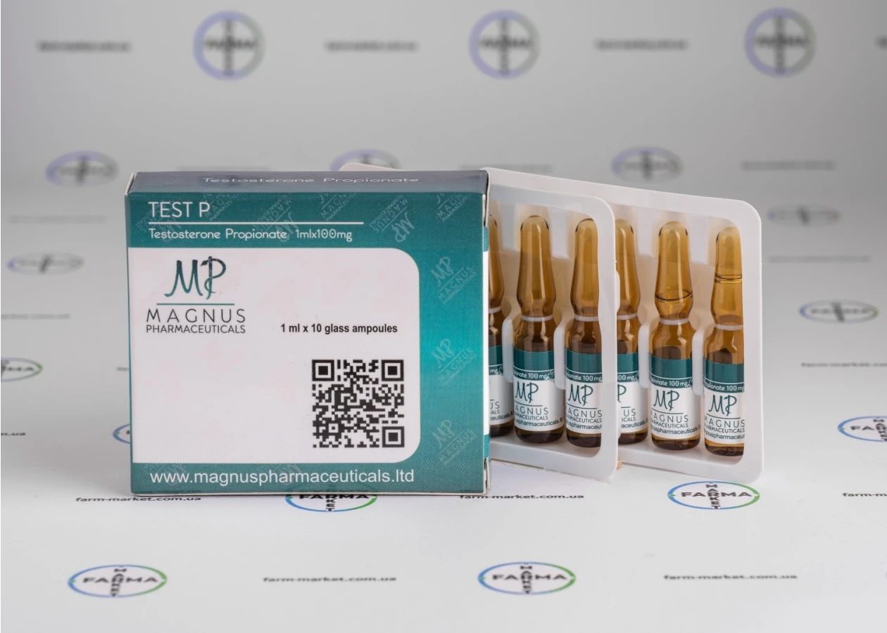 Фото 1 - Тестостерону пропіонат Магнус (Test P Magnus) 100мг 1мл (ампули)