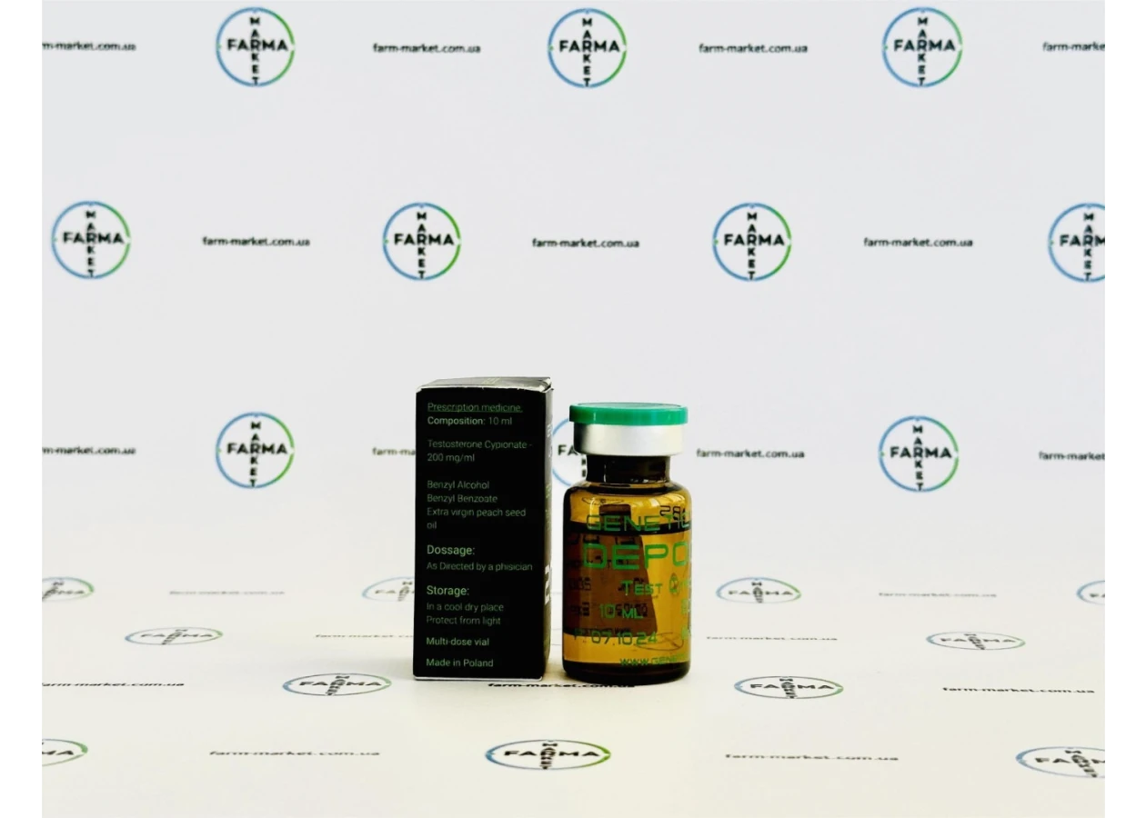 Фото 2 - Тестостерона Ципионат Генетик (Depogen Genetic) 200мг 10мл