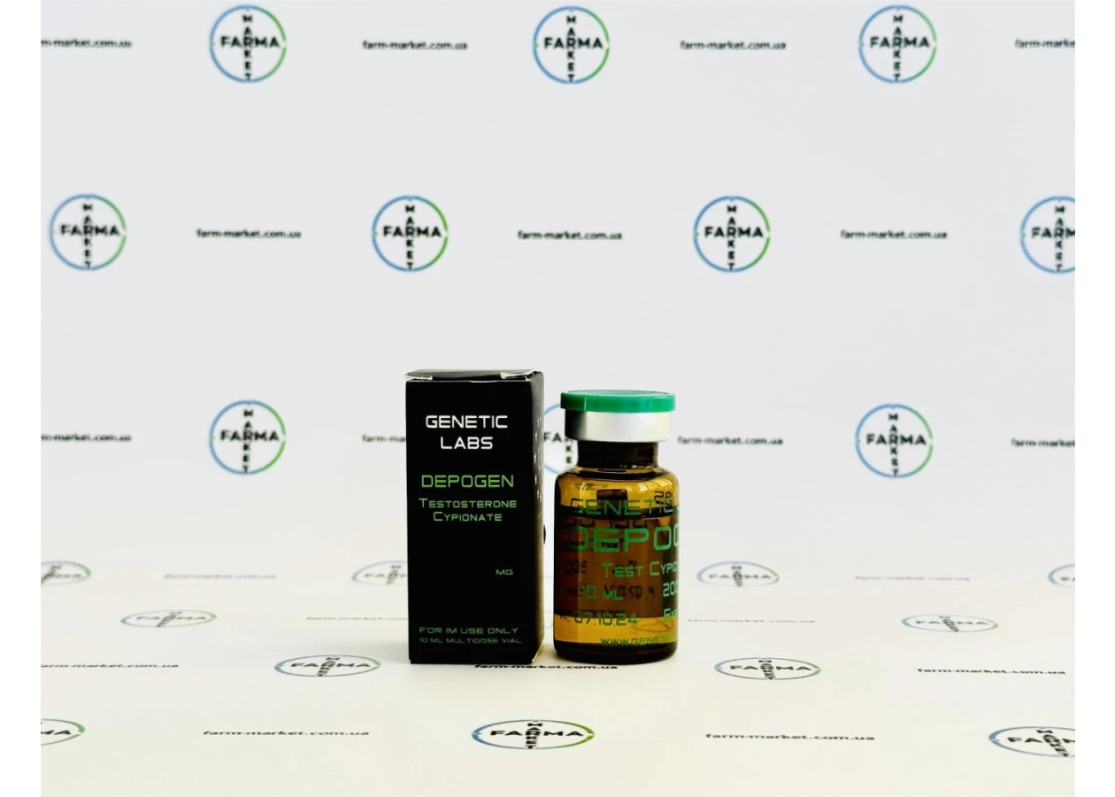 Фото 1 - Тестостерона Ципионат Генетик (Depogen Genetic) 200мг 10мл