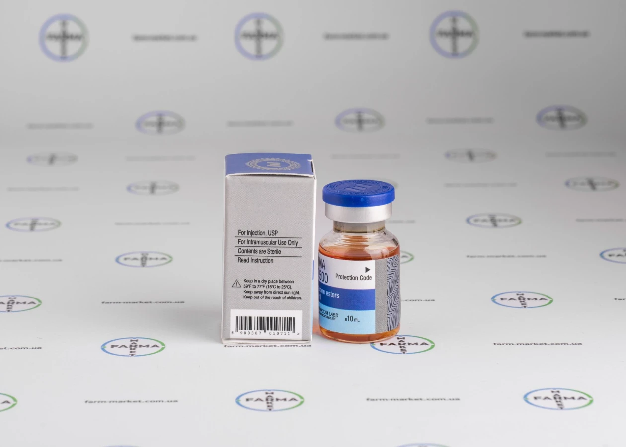 Фото 2 - Сустанон Фармаком (Pharma Sust 500 Pharmacom Lbs) 500мг 10мл