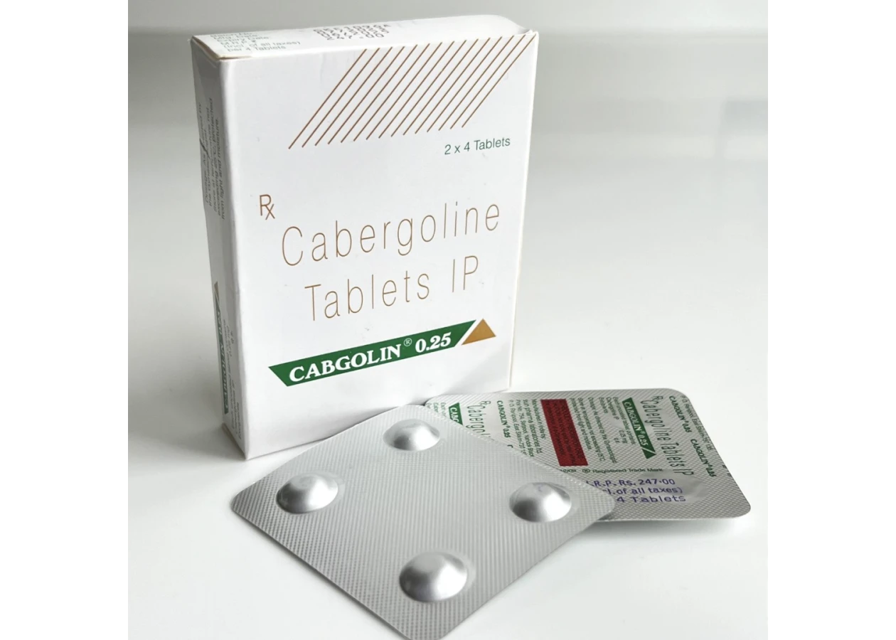 Фото 1 - Каберголин Кабголин (Cabergoline Tablets IP Cabgolin) 0.25мг 4табл