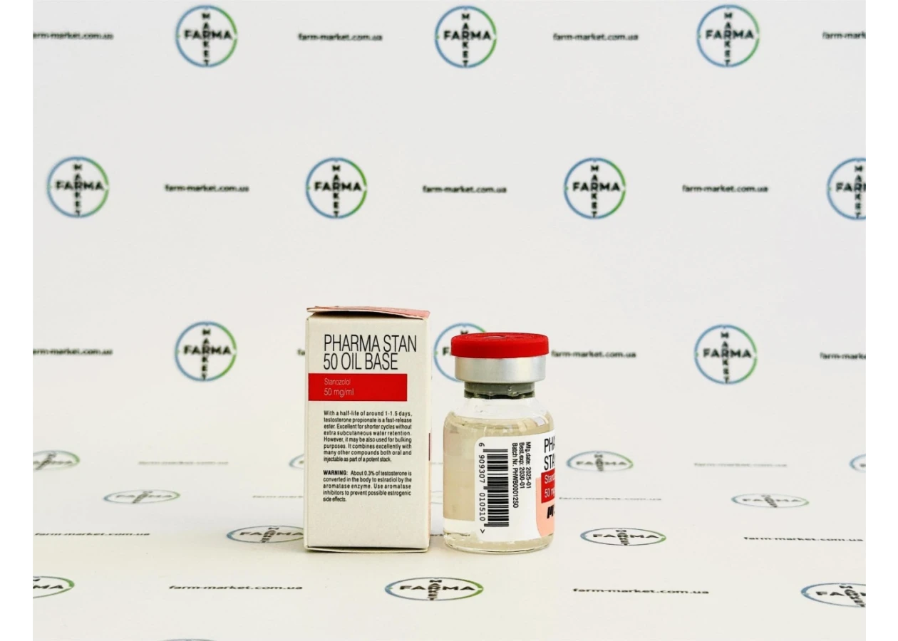 Фото 2 - Станозолол инъекционное масло Фармаком (Pharma Stan Oil Base) 50мг 10мл