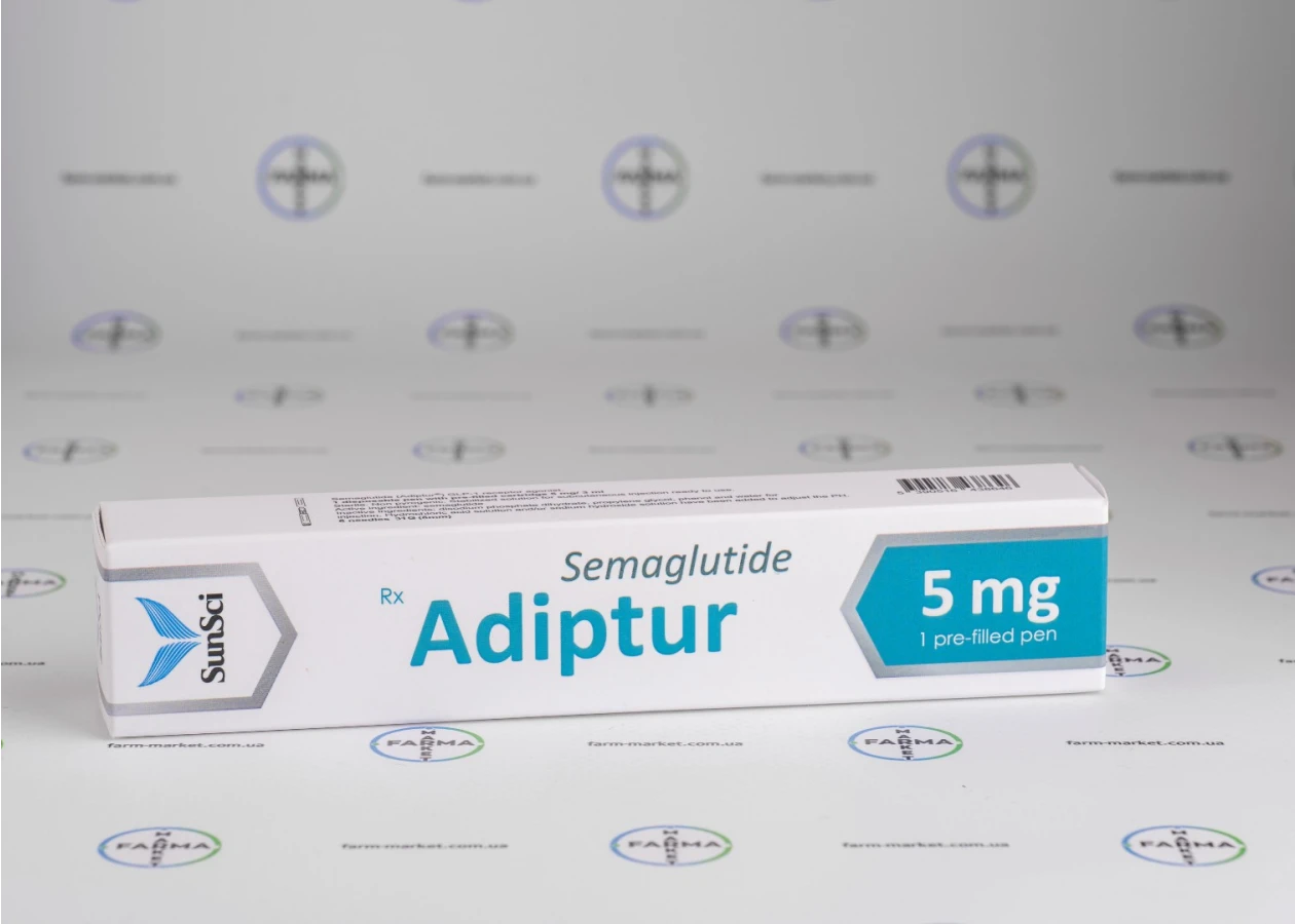 Фото 4 - Semaglutide Adiptur 5mg (Семаглютид Адиптюр 5мг)
