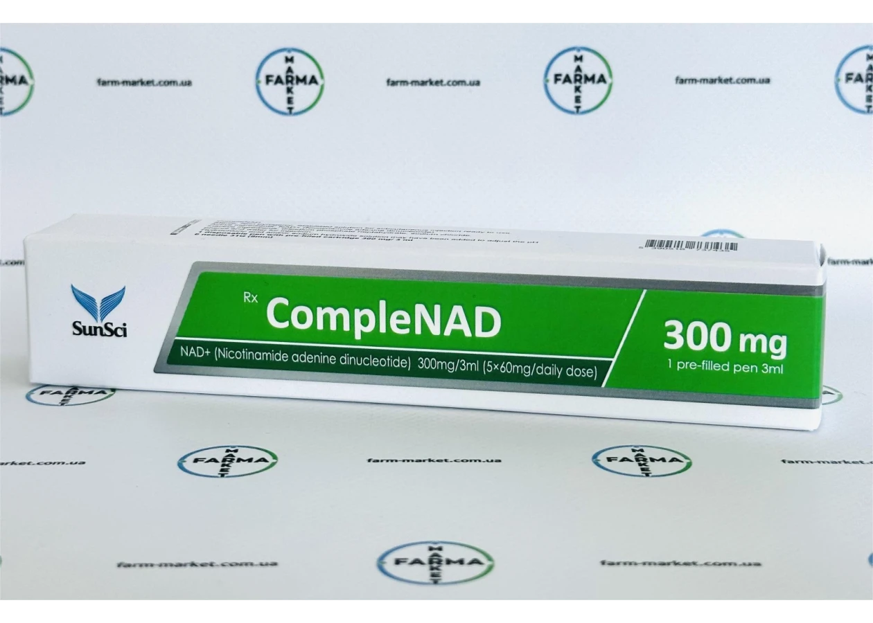 Фото 2 - CompleNAD (НАД Нікотинамід шприц-ручка) 300мг