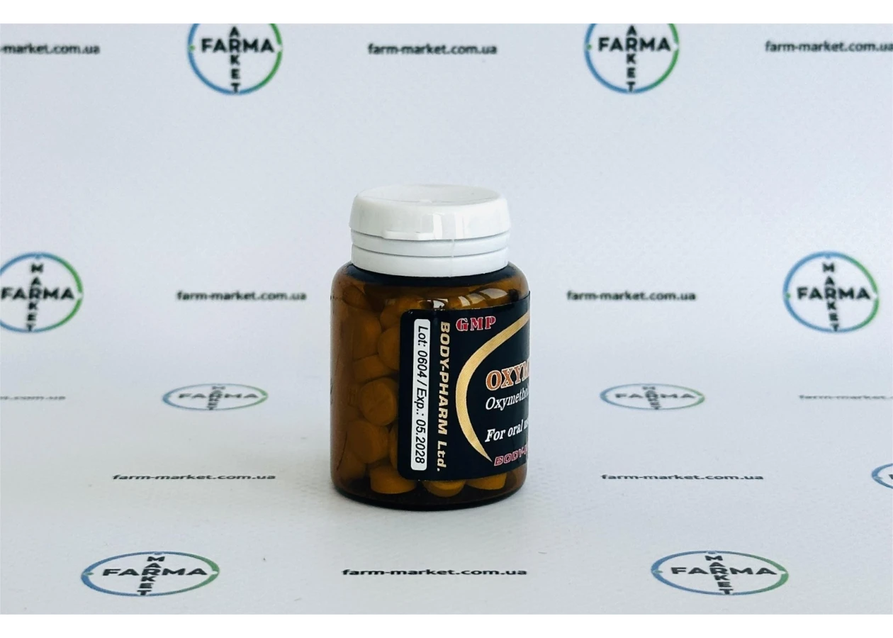 Фото 2 - Oxymetalon BodyPharm (Оксіметалон БодіФарм) 100табл 50мг
