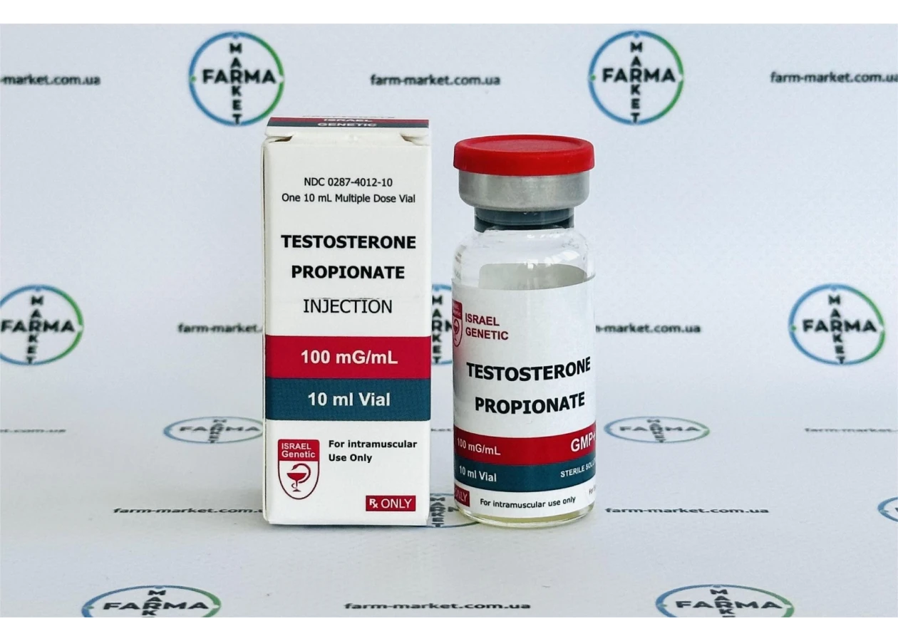 Фото 1 - Testosterone Propionate Genetic Israel (Тестостерон пропионат Генетик Израиль) 100мг 10мл