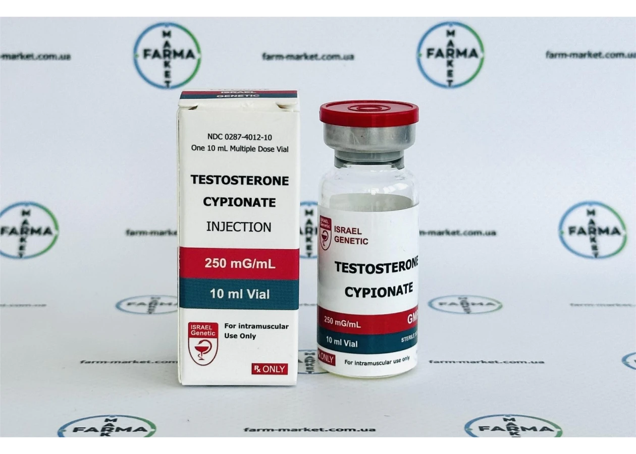Фото 1 - Testosterone Cypionate Genetic Israel (Тестостерону Ципионат Генетик Израиль) 250мг 10мл