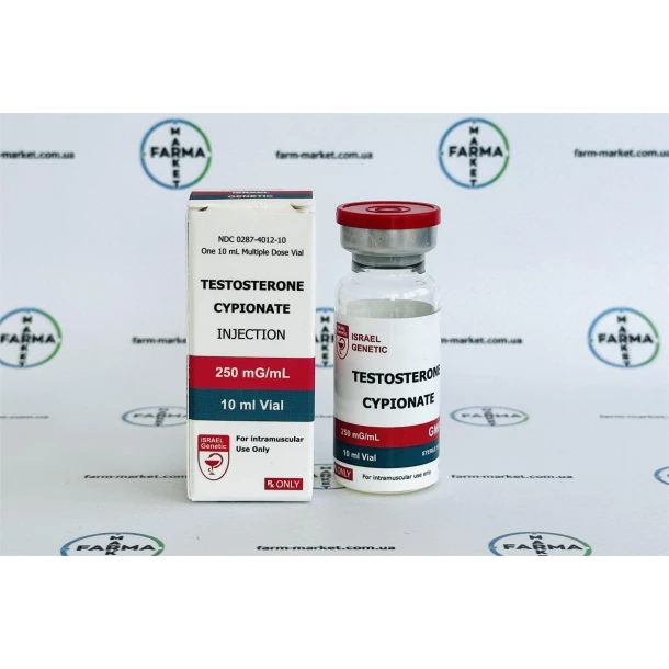 Testosterone Cypionate Genetic Israel (Тестостерону Ципионат Генетик Израиль) 250мг 10мл