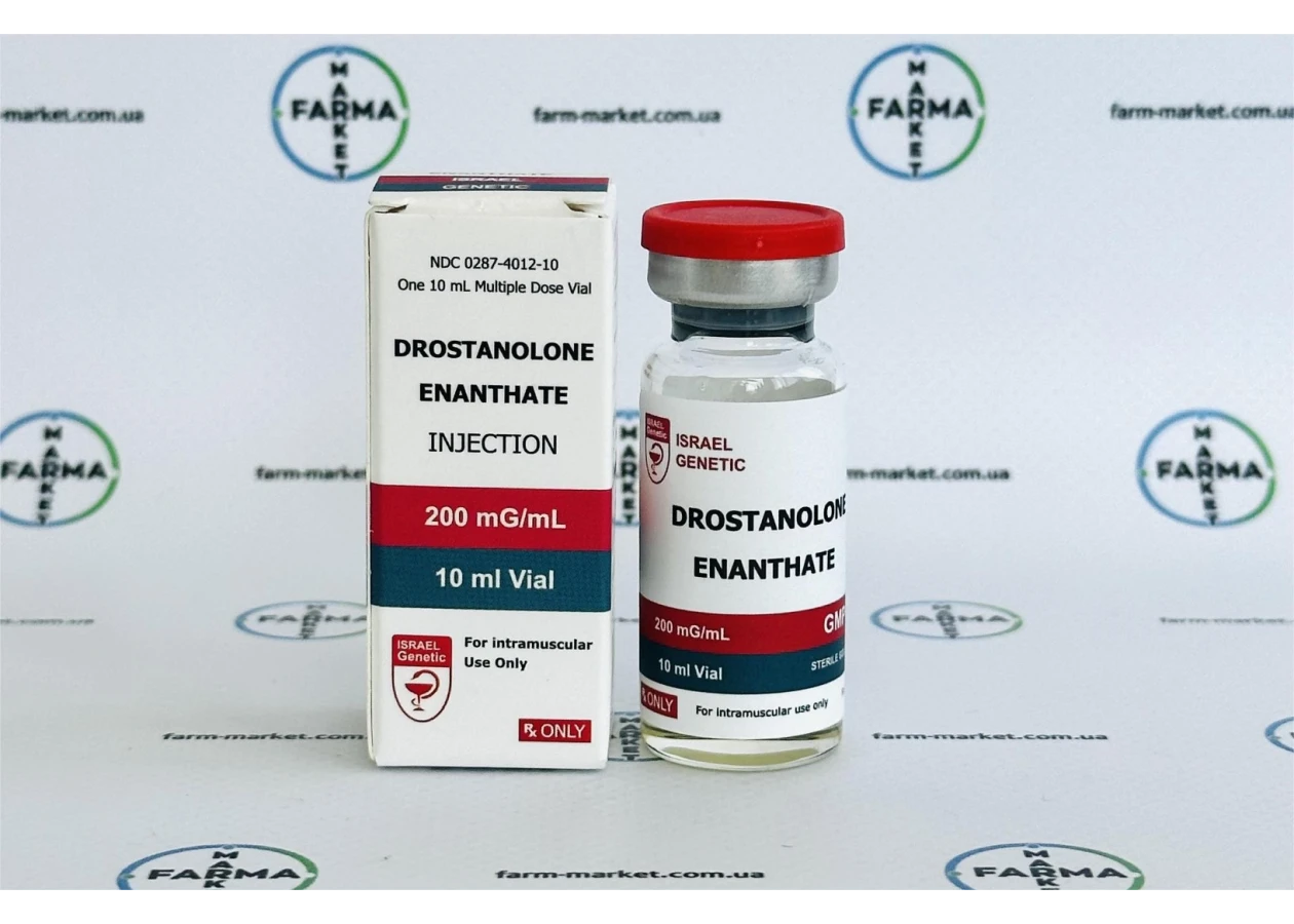 Фото 1 - Мастерон Енантат Генетік Ізраїль (Drostanolone Enanthate Genetic Israel) 200мг 10мл