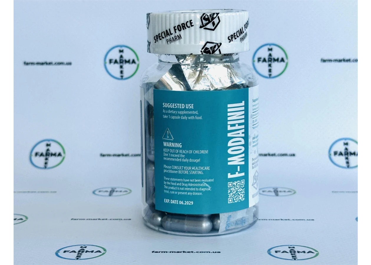 Фото 2 - F-Modafinil ( Модафініл ) 60 капсул