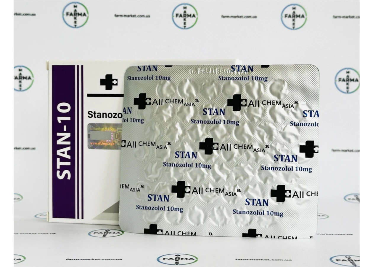 Фото 2 - Stan-10 Allchem (Станозолол Алчем) 10мг 50т (блистер)