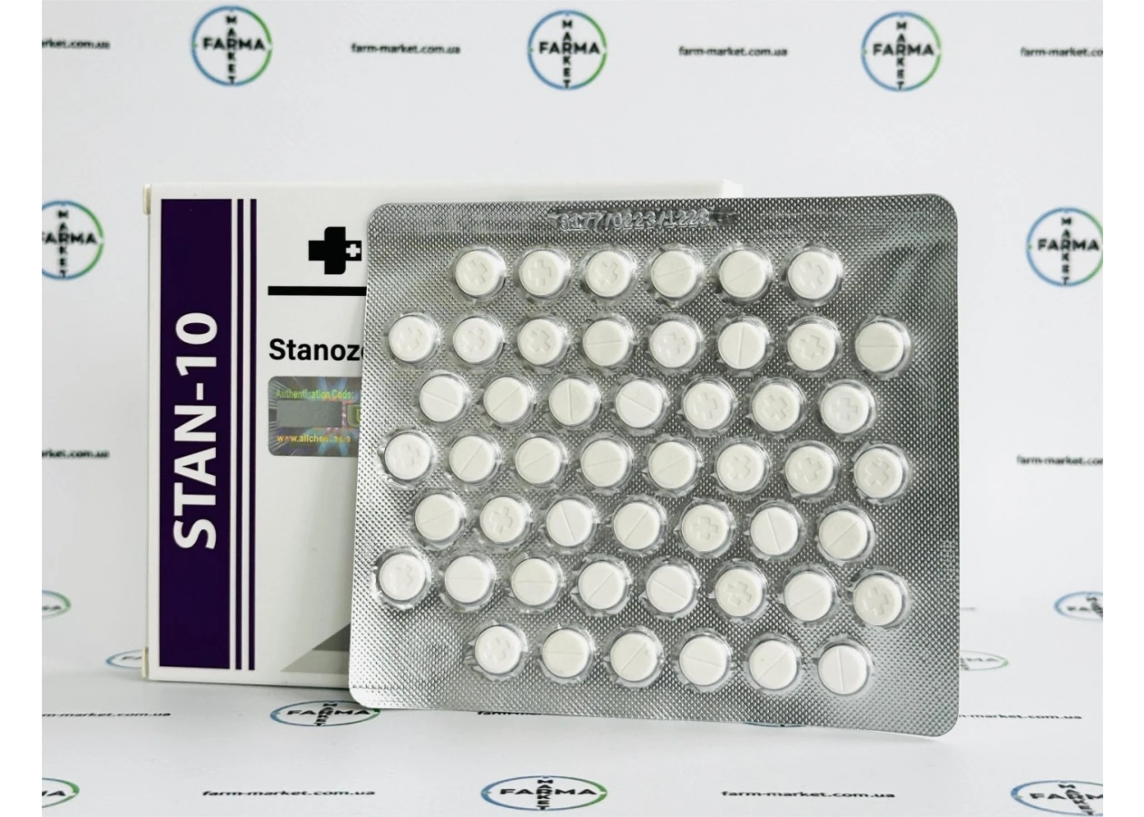 Фото 3 - Stan-10 Allchem (Станозолол Алчем) 10мг 50т (блистер)