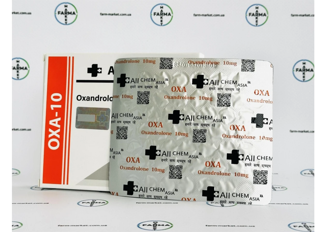 Фото 2 - Oxa-10 Allchem (Оксандролон Алчем)10мг 50т (блістер)