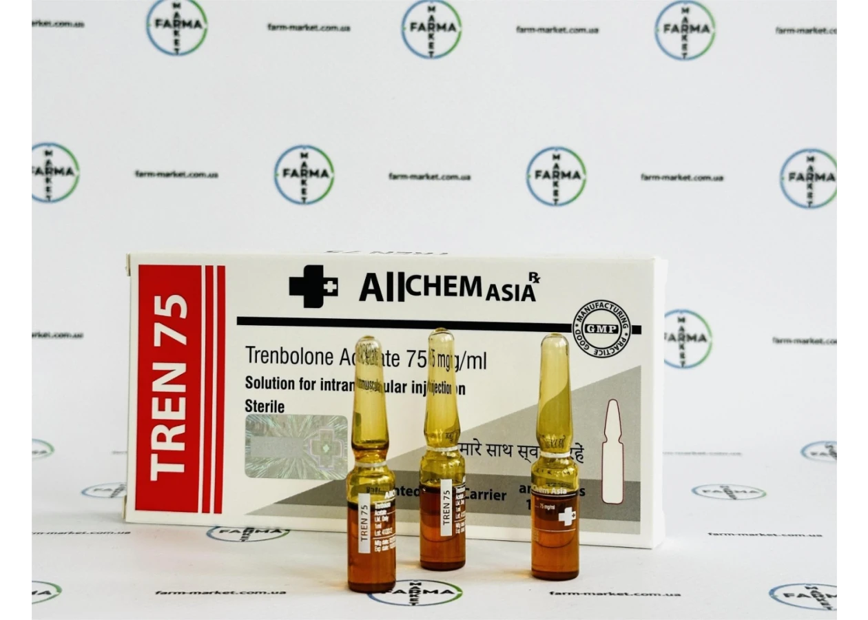 Фото 1 - Tren75 Allchem (Тренболону Ацетат Алчем) 75мг 1мл