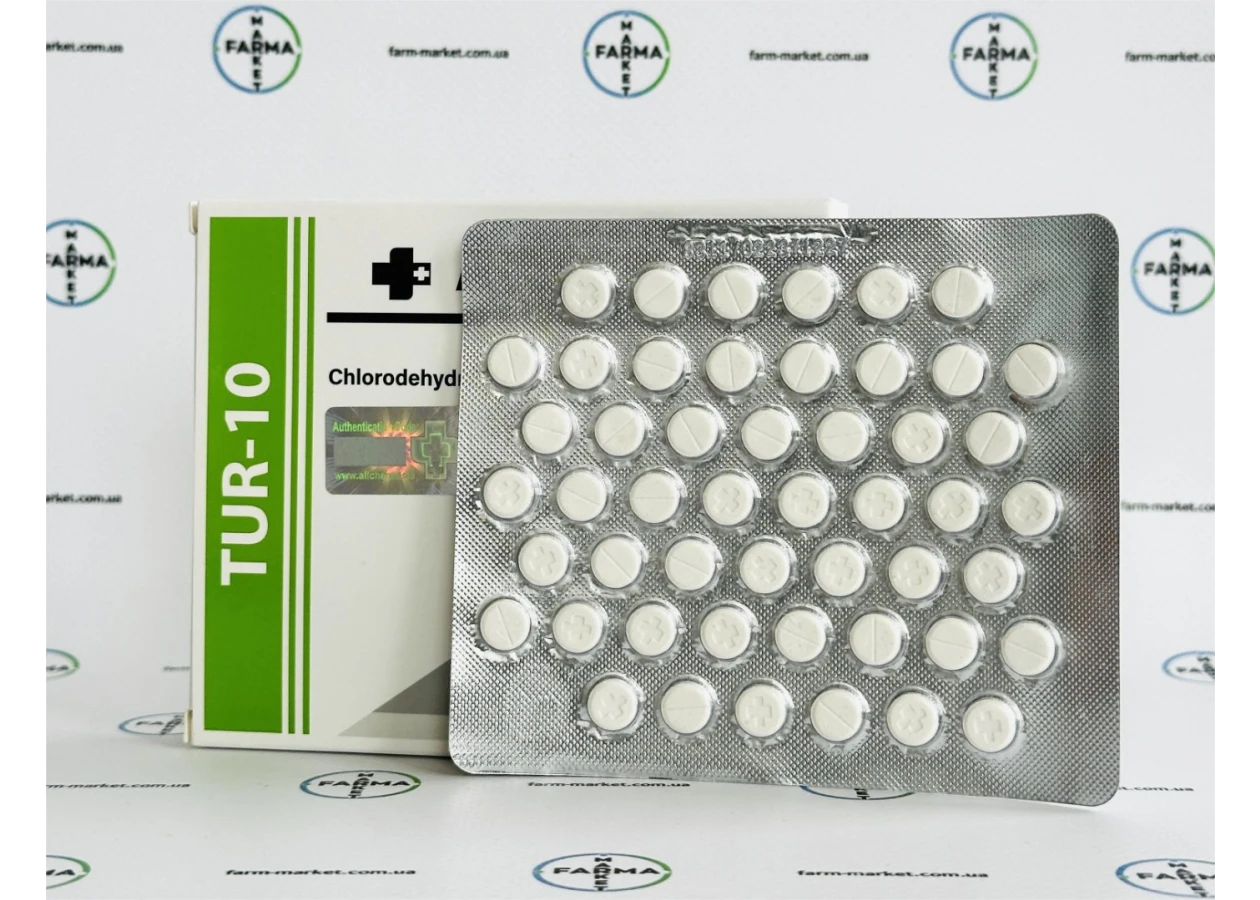 Фото 4 - Tur-10 Allchem (Турінабол Алчем) 50табл 10мг (блістер)