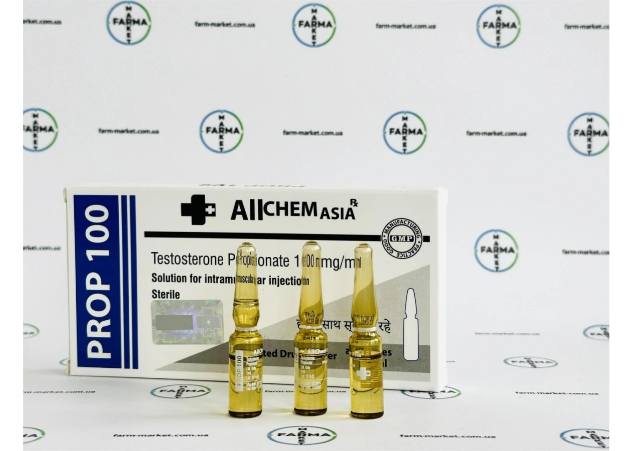 Фото 1 - Test100 Allchem Asia (Тестостерон пропионат Алчем) 100мг 1мл