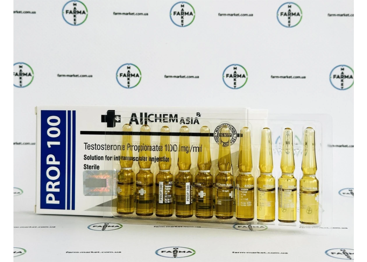 Фото 3 - Test100 Allchem Asia (Тестостерон пропионат Алчем) 100мг 1мл