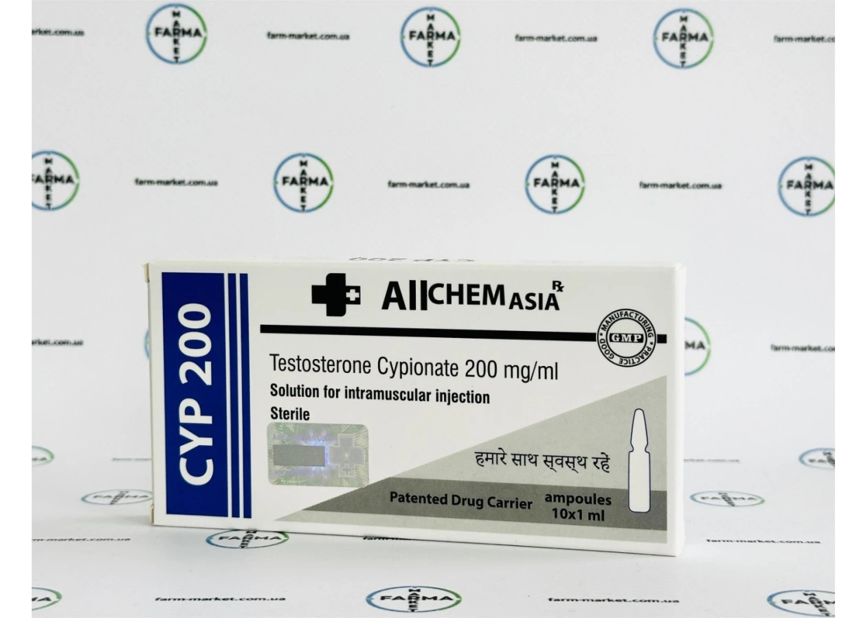 Фото 2 - CYP200 Allchem (Тестостерон Ципионат Алчем) 200мг 1мл