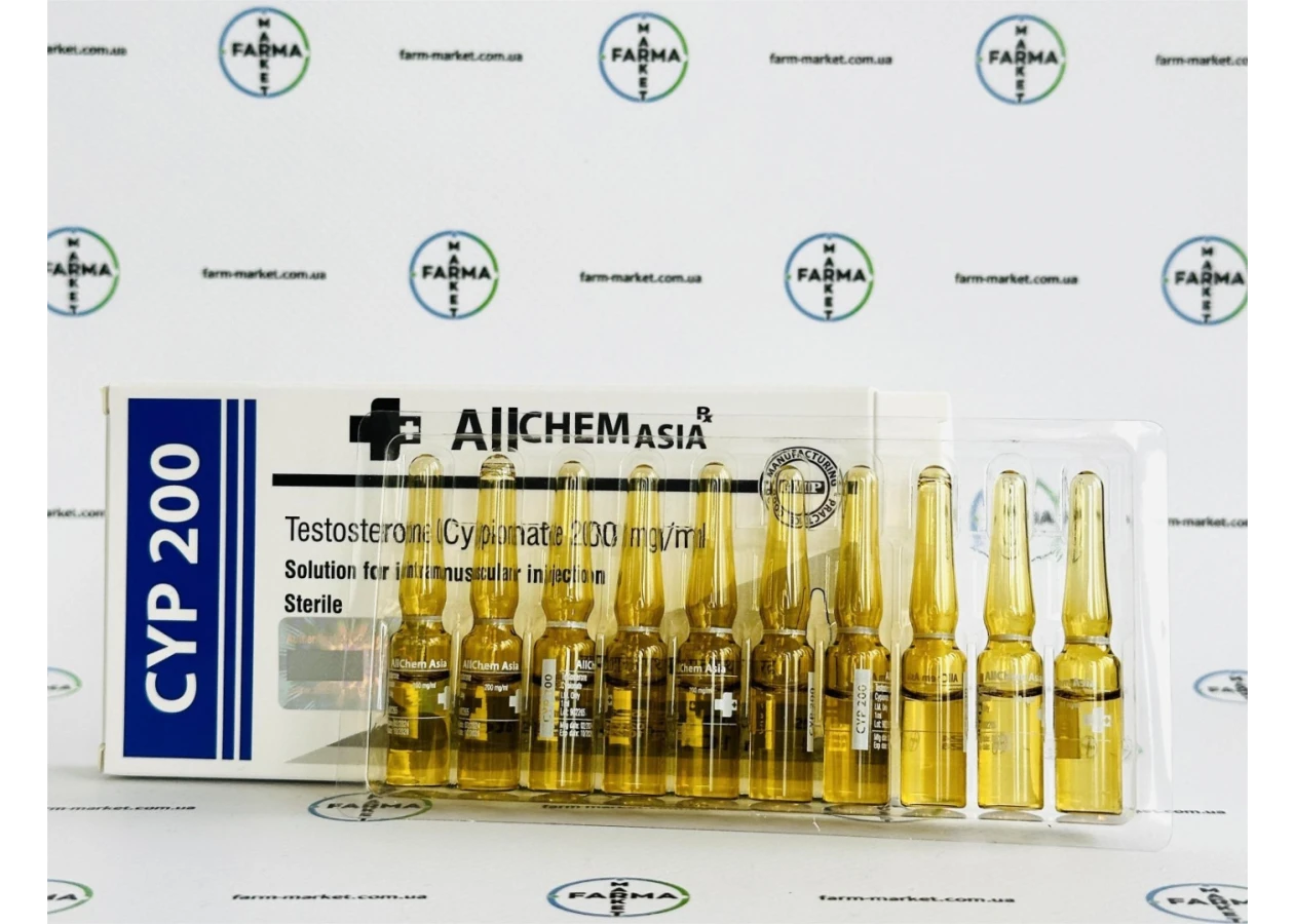 Фото 3 - CYP200 Allchem (Тестостерон Ципионат Алчем) 200мг 1мл