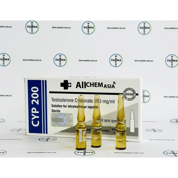 CYP200 Allchem (Тестостерон Ципионат Алчем) 200мг 1мл
