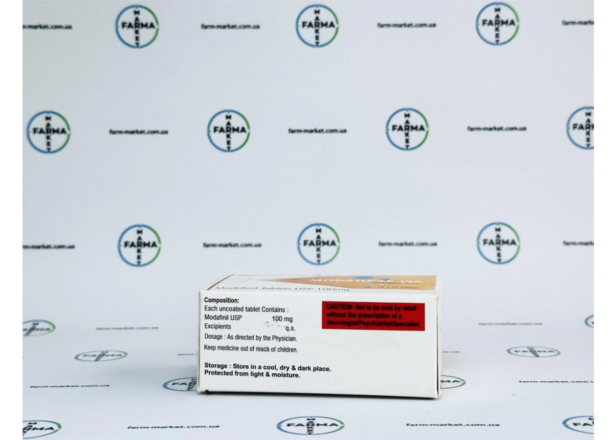 Фото 4 - Модафинил (Modafinil ModaHeal) 100мг 10табл