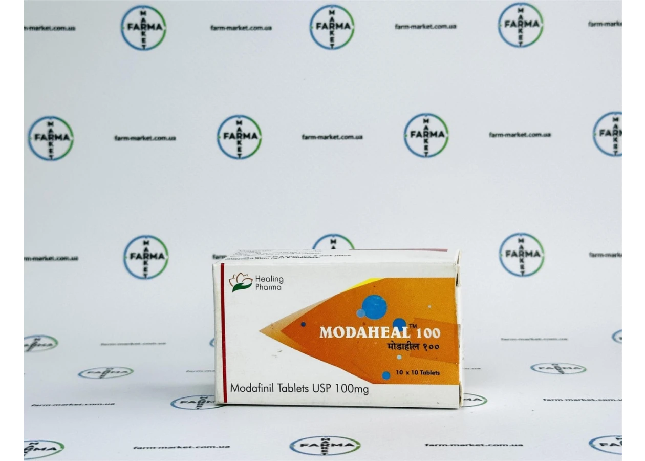 Фото 1 - Модафинил (Modafinil ModaHeal) 100мг 10табл