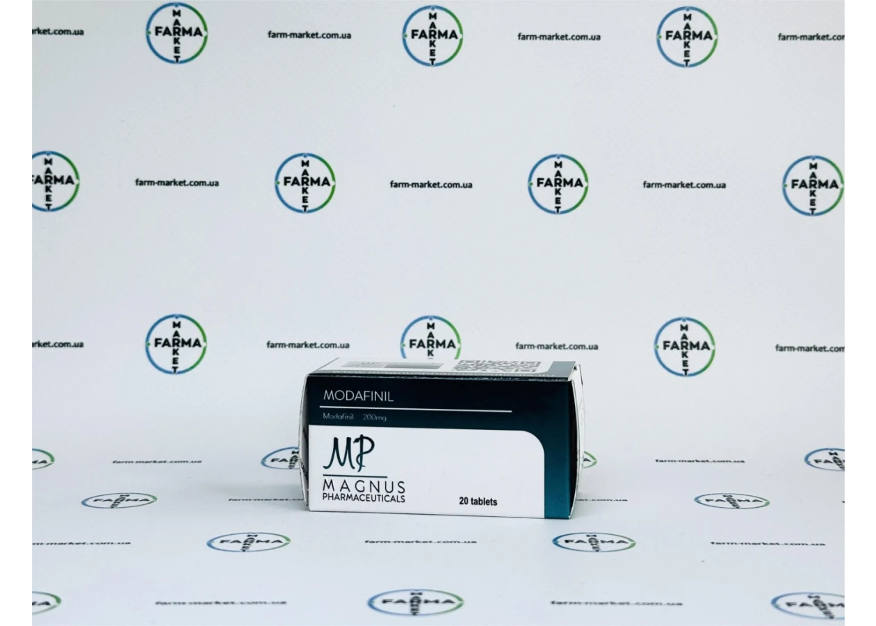 Фото 2 - Модафініл (Modafinil Magnus) 200мг 20табл