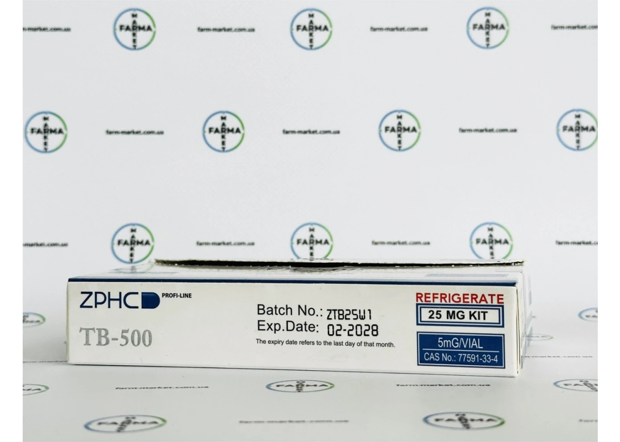 Фото 6 - Пептид TB-500 Тимозин бета-4 (Thymosin beta-4) ZPHC 25mg 5фл по 5мг
