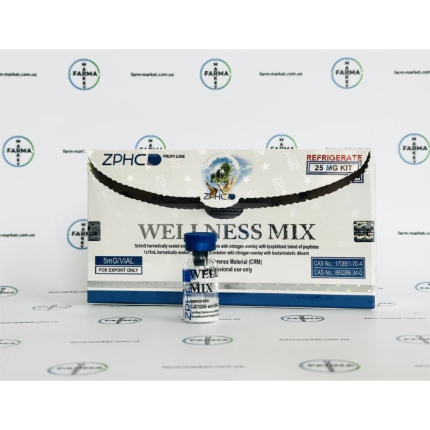 Пептидний мікс Wellness Mix (Cjc 1295 + Ipamorelin) ZPHC 25mg 1фл 5мг