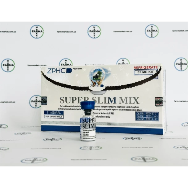 Пептидний мікс Super Slim Mix (HGH Frag+AOD-9604+Adipotide) ZPHC 55mg 1фл 11мг