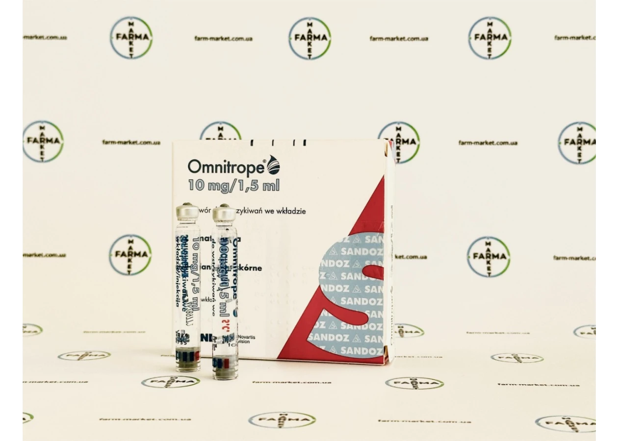 Фото 2 - Омнитроп Сандоз (Omnitrope Sandoz) Лицензия 1.5мл/10мг 30ME