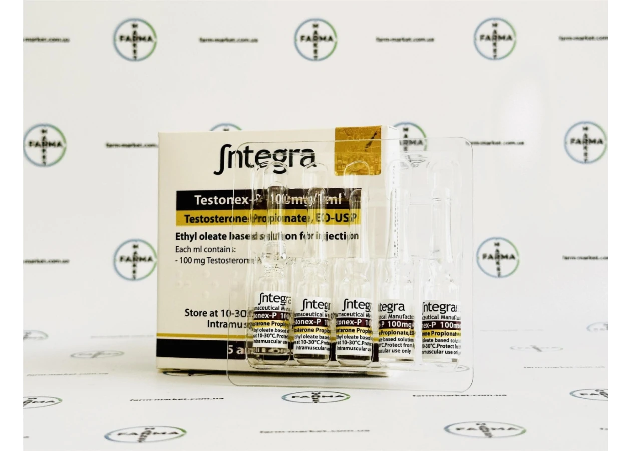 Фото 1 - Testonex-P Integra (Тестостерону пропіонат Інтегра) 5амп 100мг/амп