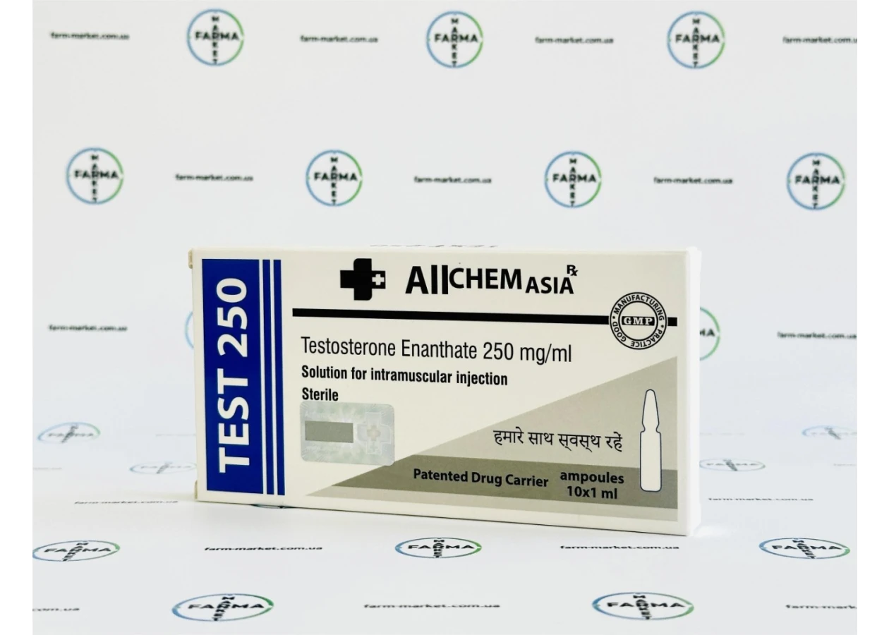 Фото 3 - TEST 250 Allchem (Тестостерон Енантат Алчем) 250мг 1мл 