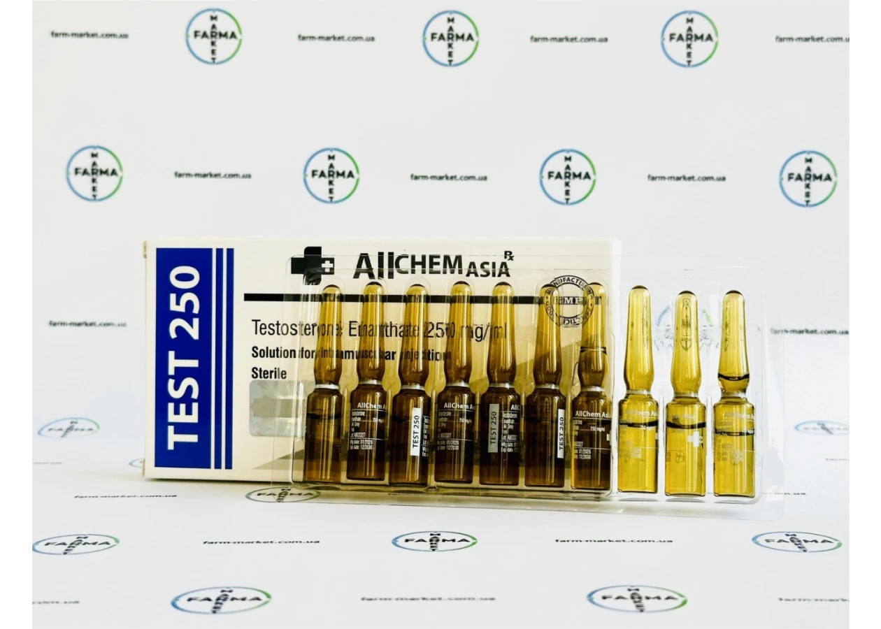 Фото 2 - TEST 250 Allchem (Тестостерон Енантат Алчем) 250мг 1мл 