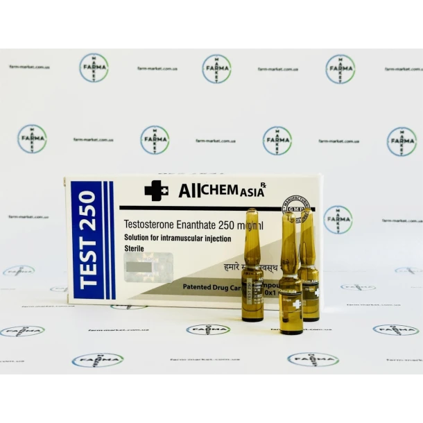 TEST 250 Allchem (Тестостерону Енантат Алчем) 250мг 1мл